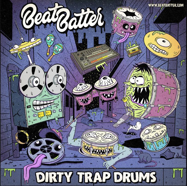 Beat Batter Dirty Trap Drums [WAV] 