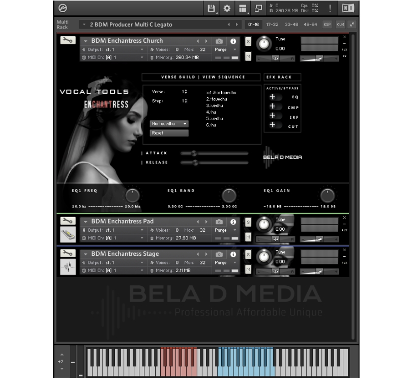 Bela D Media Vocal Tools Enchantress [KONTAKT]