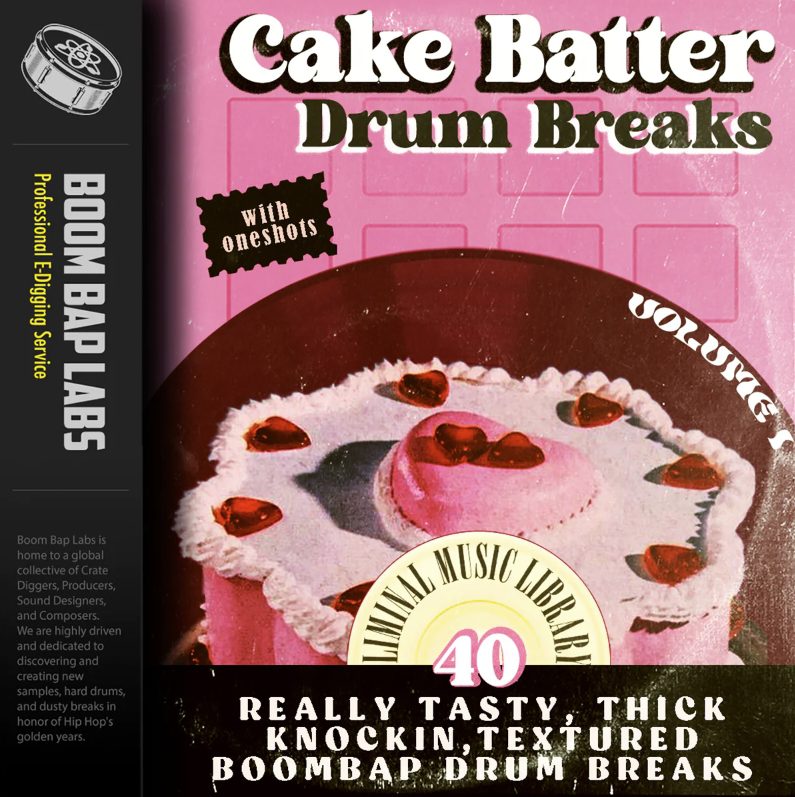 Boom Bap Labs Quincy Beats Cake Batter Drum Breaks Vol.1 [WAV]